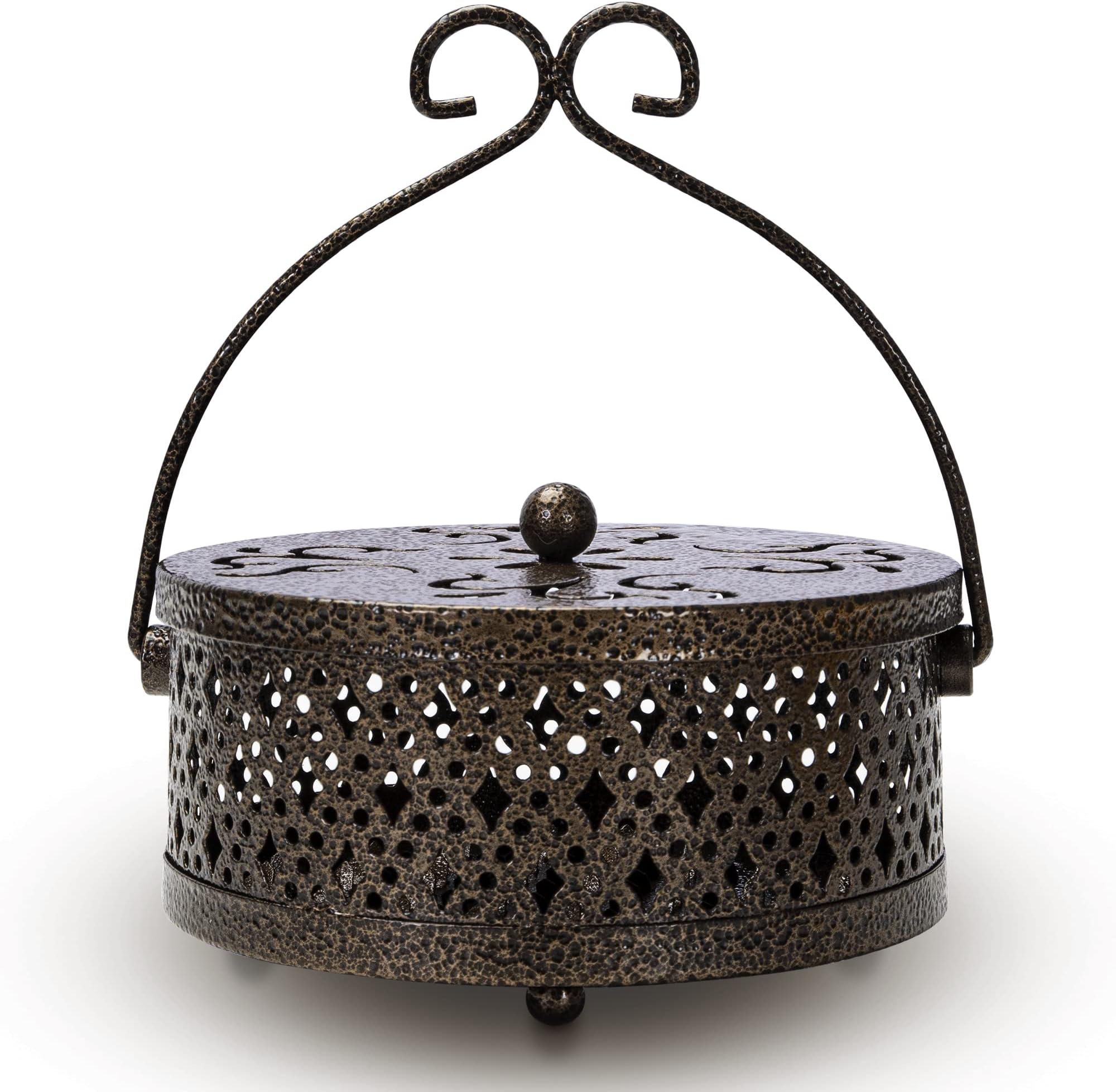 - MyLifeUNIT Mosquito Coil Holder, Retro Portable Mosquito Incense Burner for Home and Camping (Bronze)