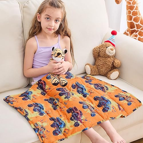 Vista 40 de yescool - Manta con peso de 5 libras, manta de regazo con peso refrescante de aguacates verdes para dormir, manta con peso transpirable, regalo