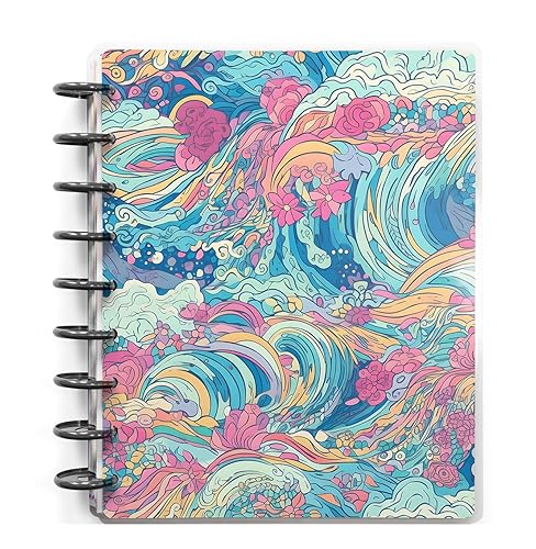 Miniatura 10 de Cover for 9-Disc Planners comes with free 9, 1.25 inch black discs. Fits 9-Disc Planners, NOTIQ Midi 9-Disc (L2), Inkwell Press, planner accessories