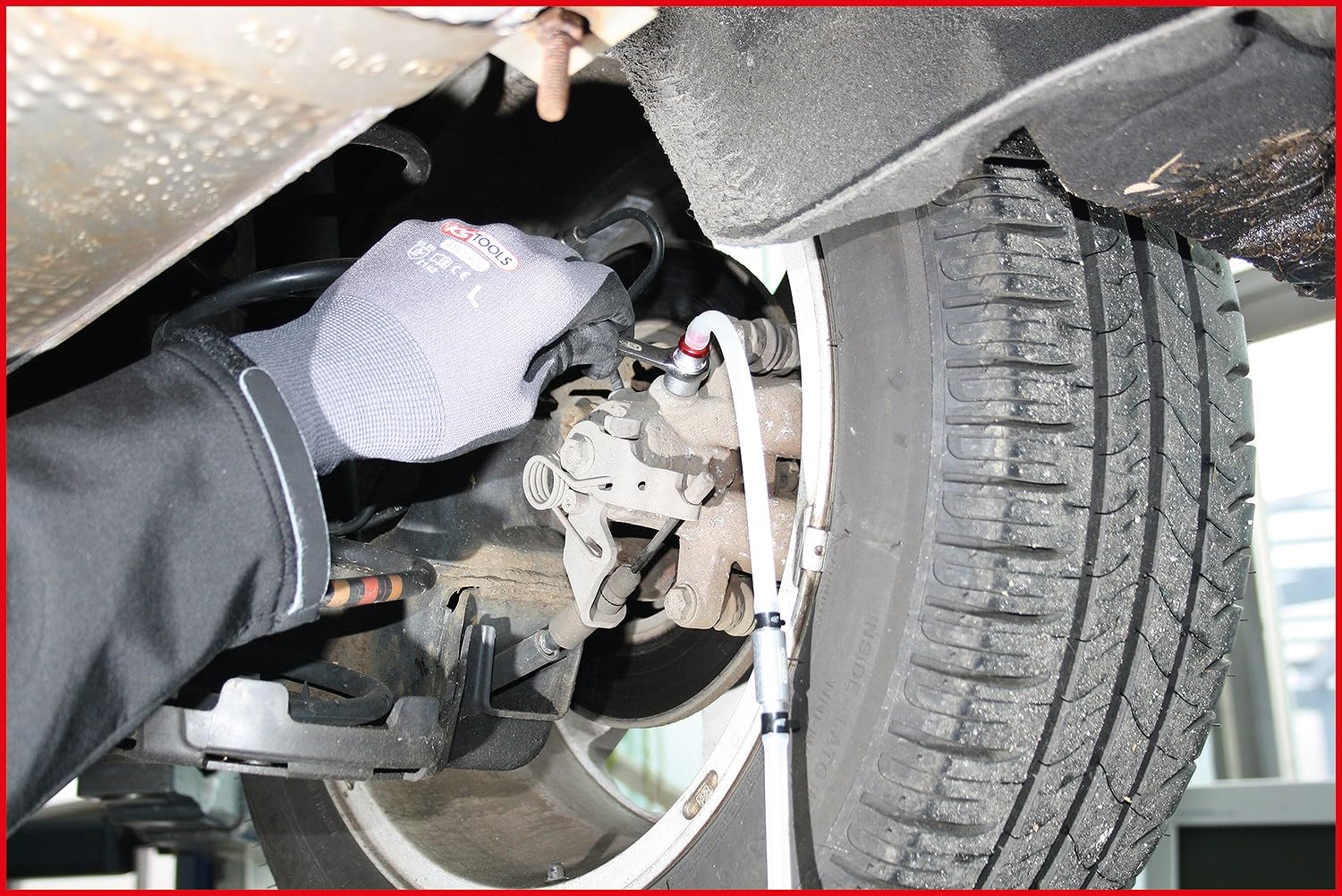 KS Tools 160.0725 Zestaw kluczy do odpowietrzania hamulców, 6-szt