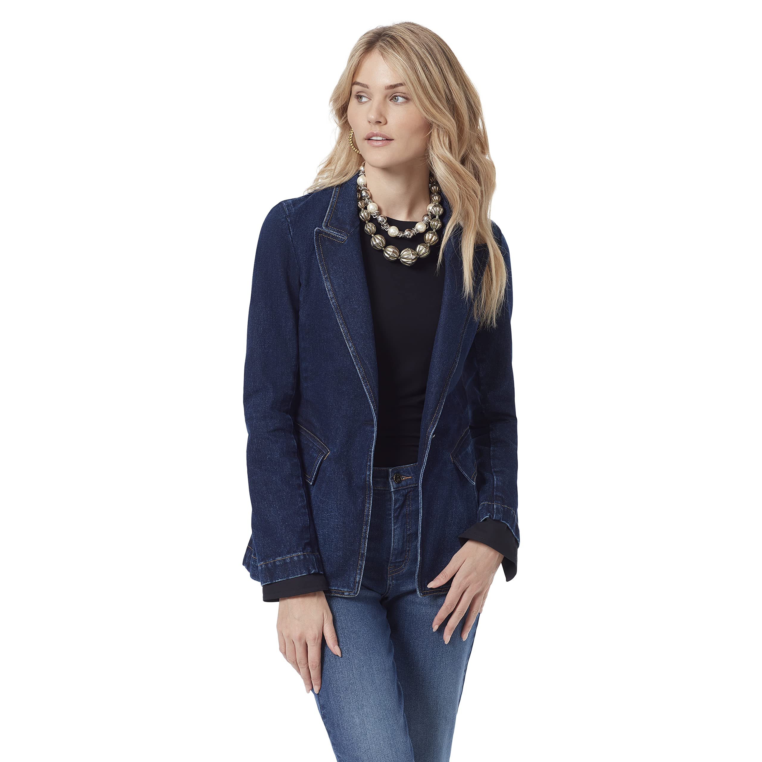 Sam Edelman Womens Margot Single Breasted Long Blazer