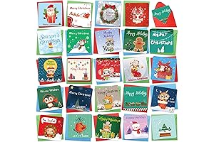 Ceiba Tree Mini Christmas Greeting Cards: Spread Cheer with Festive Holiday Cards