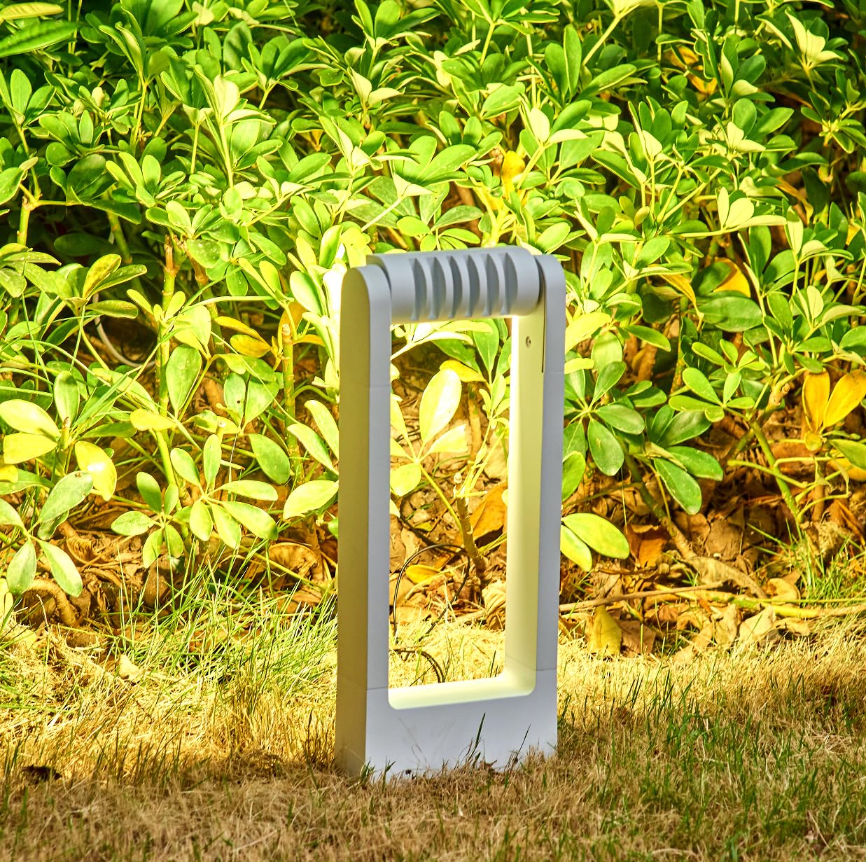 LED Poste Iluminación Poste de Exterior Luz Aluminio/LED COB/Poste de Patio en Moda Impermeable paisaje/Caminos/Patio IP65 (orientable Blanco/Blanco cálido)