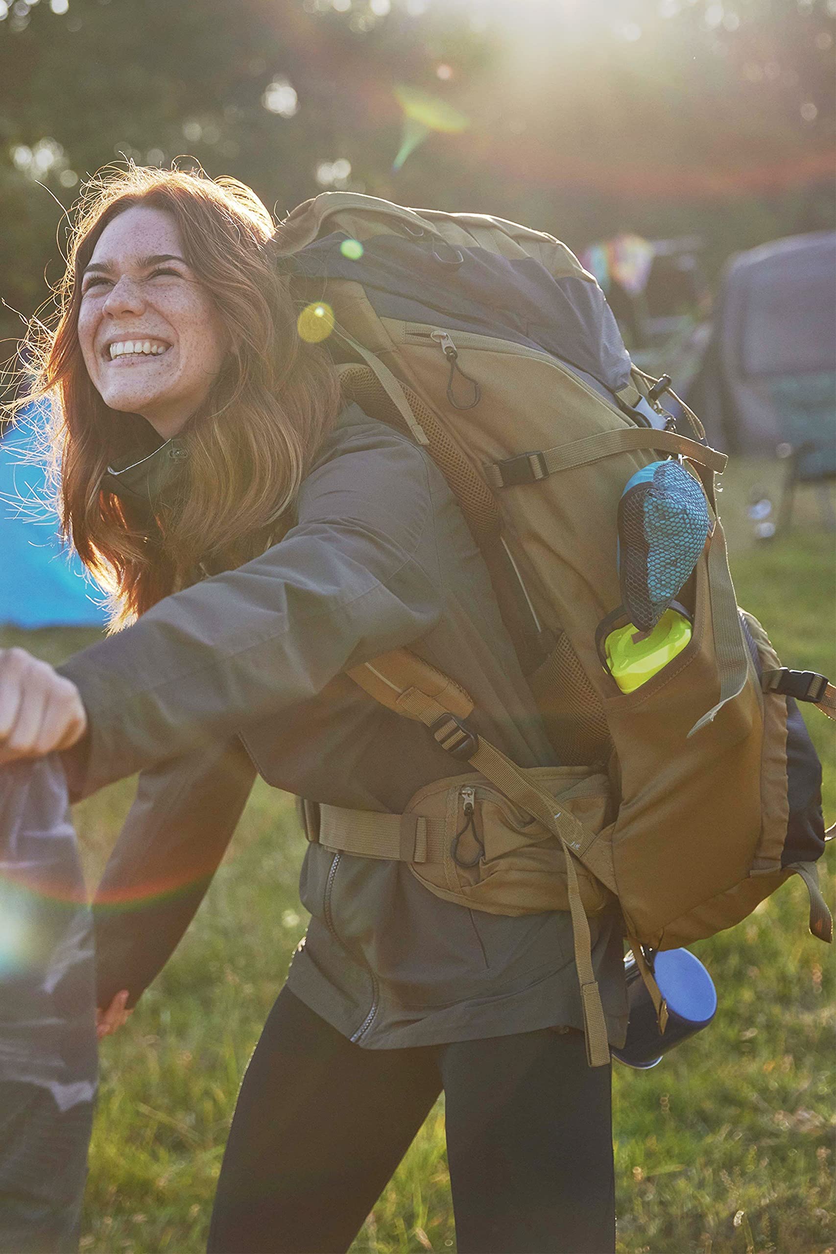 Mountain Warehouse Carrion 80L Rucksack - Soft Travel Backpack, Breathable Daypack