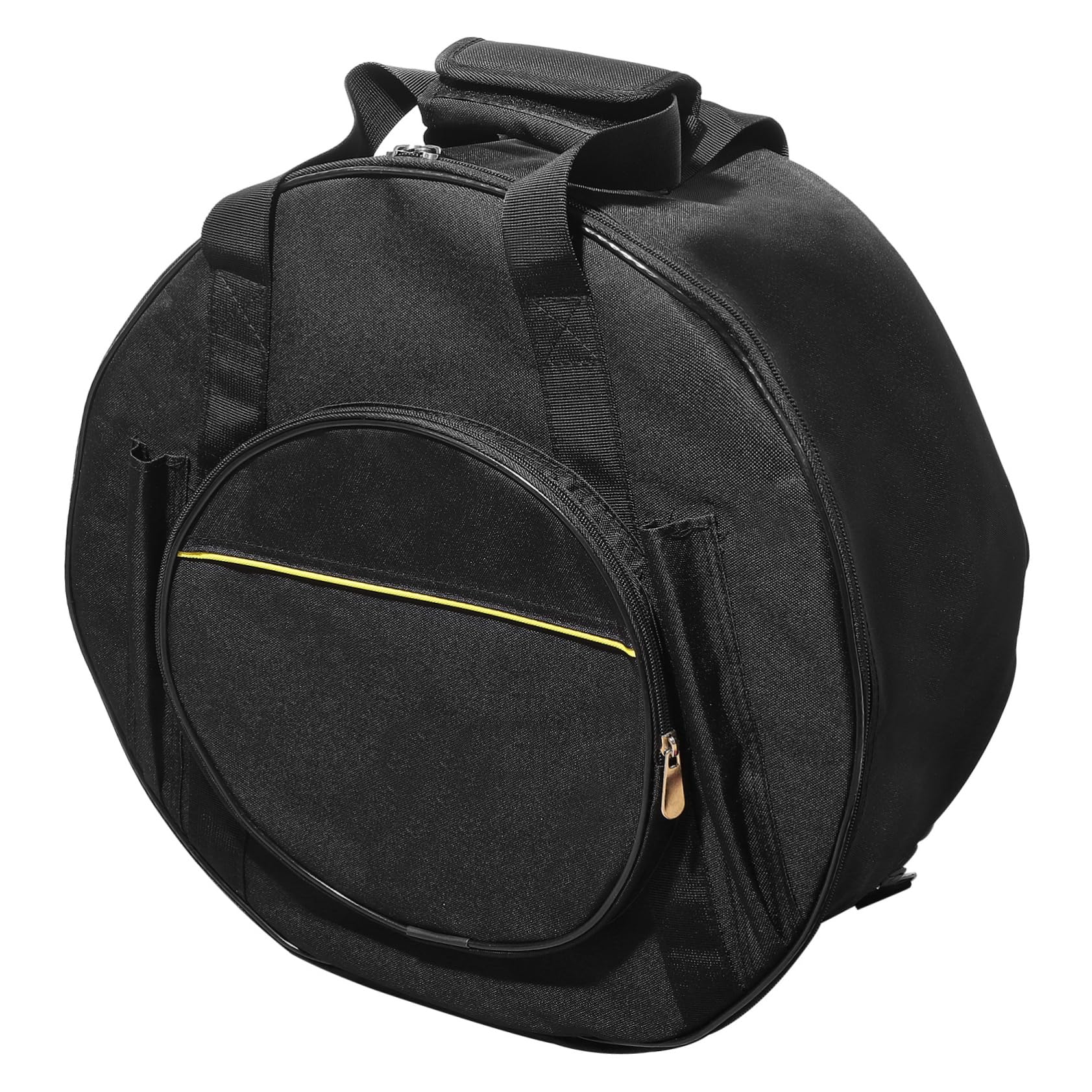 FUNOMOCYA Snare Drum Backpack Padded Case with Shoulder Strap Durable Material Separate Pockets for Drumsticks Convenient Carry Handle