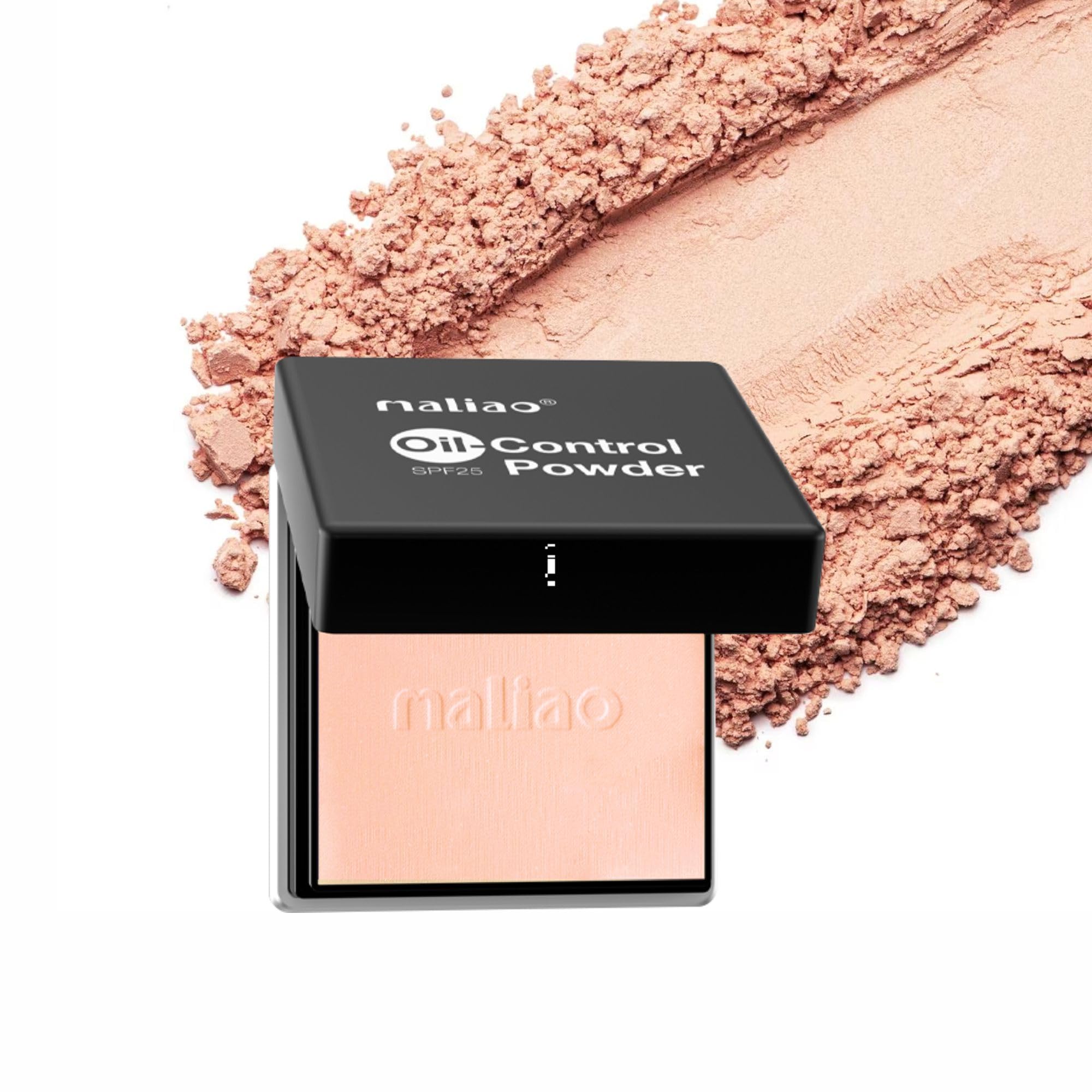 Maliao Cool & Refreshing Oil Control Powder Compact with SPF 25 (SOFT IVORY)
