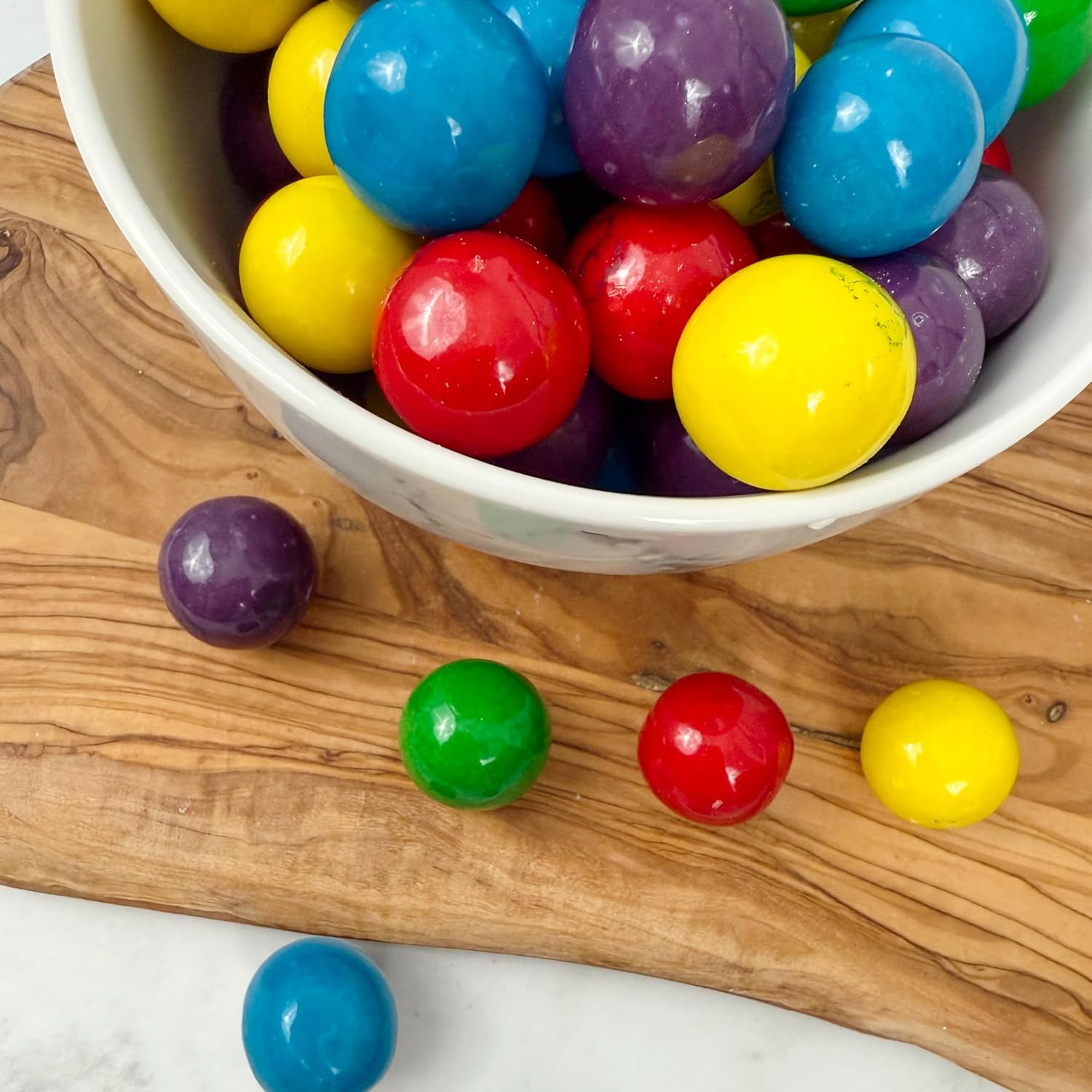 Blow Pop Gumballs, 1 Inch Gumballs, Approx. 130 Pieces, 3lb Bulk Bag, Assorted Fruit Flavored Bubble Gum, Gumball Machine Refills