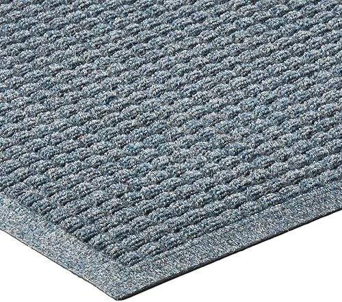 Miniatura 6 de Tapete de entrada Andersen 280 Waterhog, de moda, de fibra de polipropileno, para interior o exterior, goma SBR, 38 pulgadas de grosor, Marino
