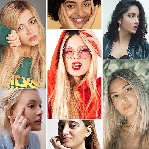 Miniatura 14 de combofix Agujas de perforación de catéter IV 20G – 6 agujas huecas de catéter para oreja, nariz, ombligo, pezón, labio, calidad profesional