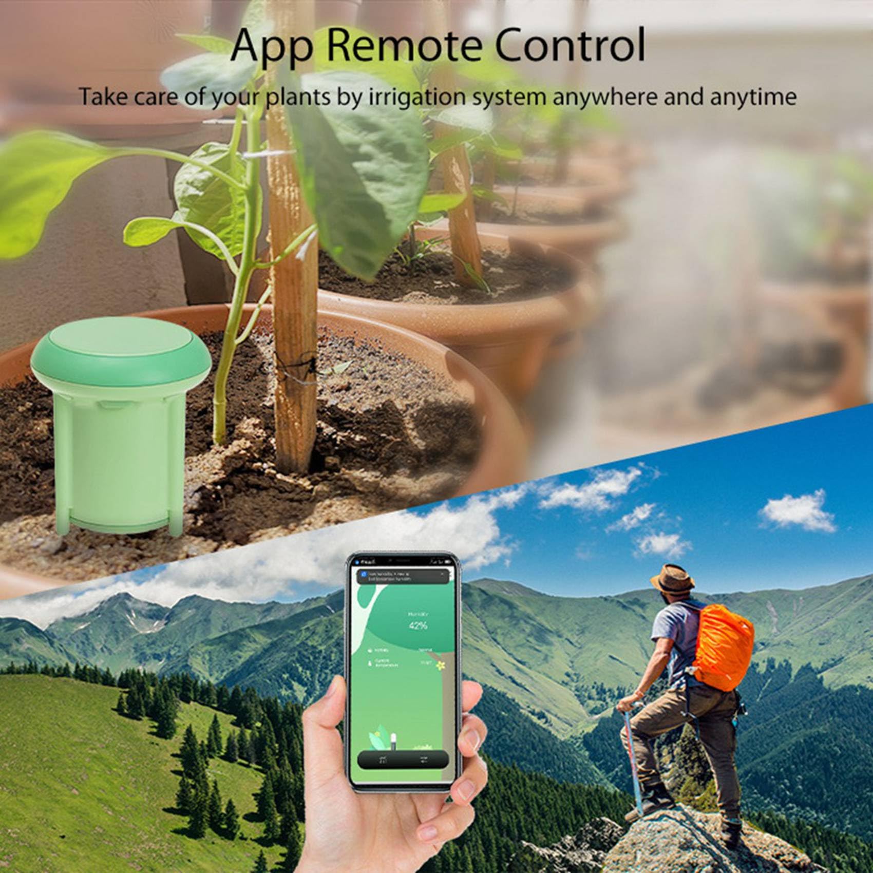 2X Tuya Zigbee Soil Tester Miernik Temperatury i Wilgotności Termohigrometr Automatyzacja Ogrodu Detektor Nawadniania
