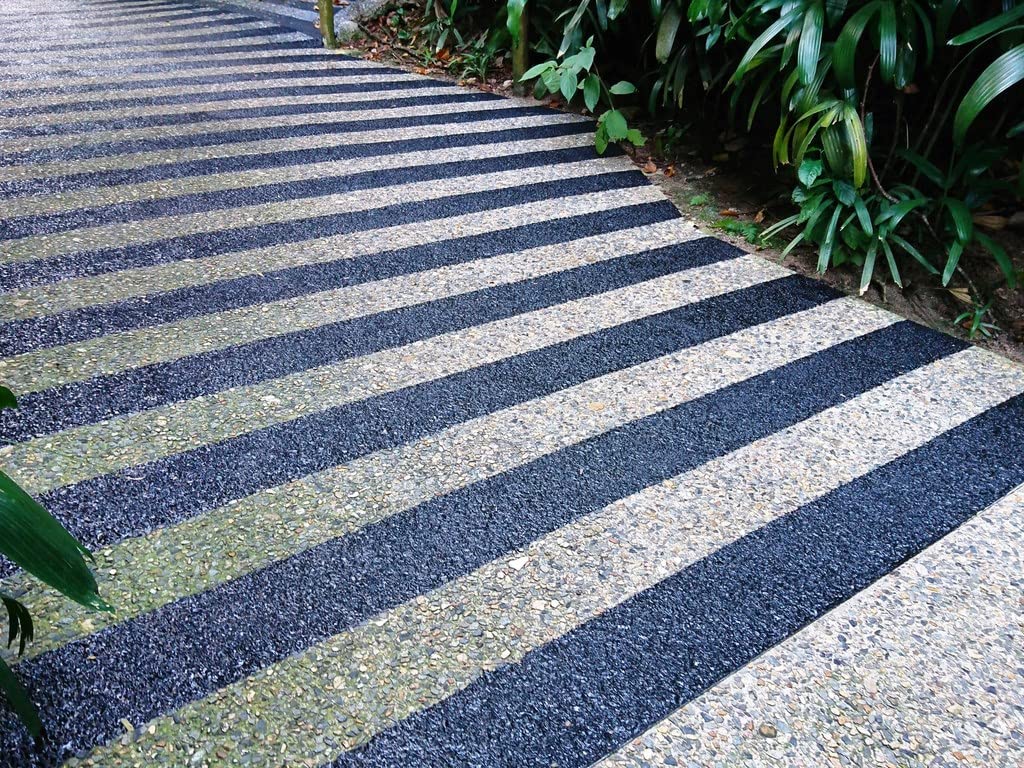 Safe Way Traction 6" X 60' Foot Roll of Black Adhesive Anti Slip Non Skid Abrasive Safety Tape 3100-6 NFSI Certified for “High Traction”