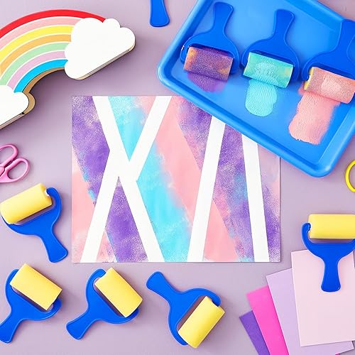 Miniatura 2 de Rodillos de pintura de espuma Brayer (5 x 4 x 1.6 pulgadas, paquete de 15)