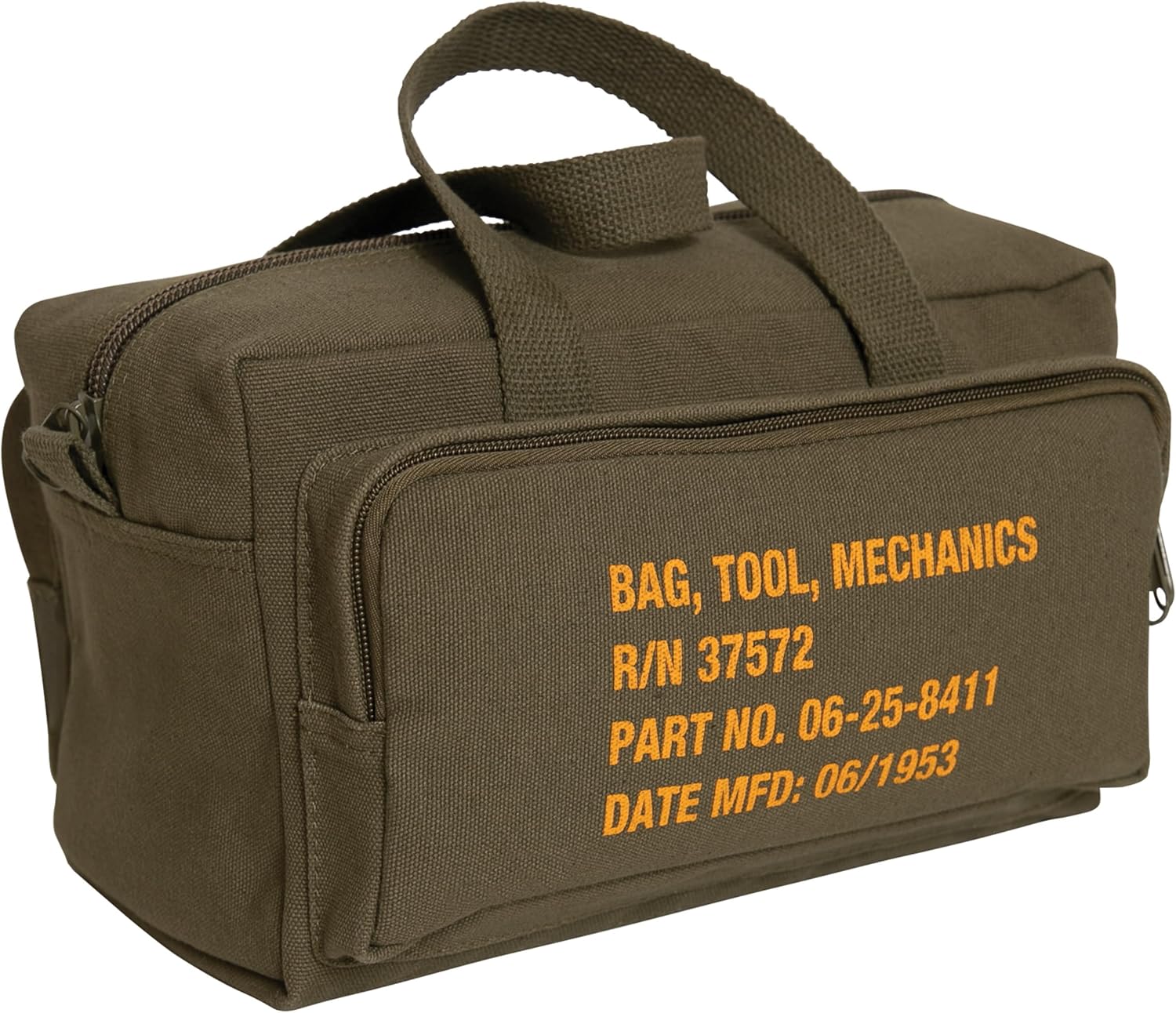 Rothco Zipper Pocket Mechanics Tool Bag with Military Stencil