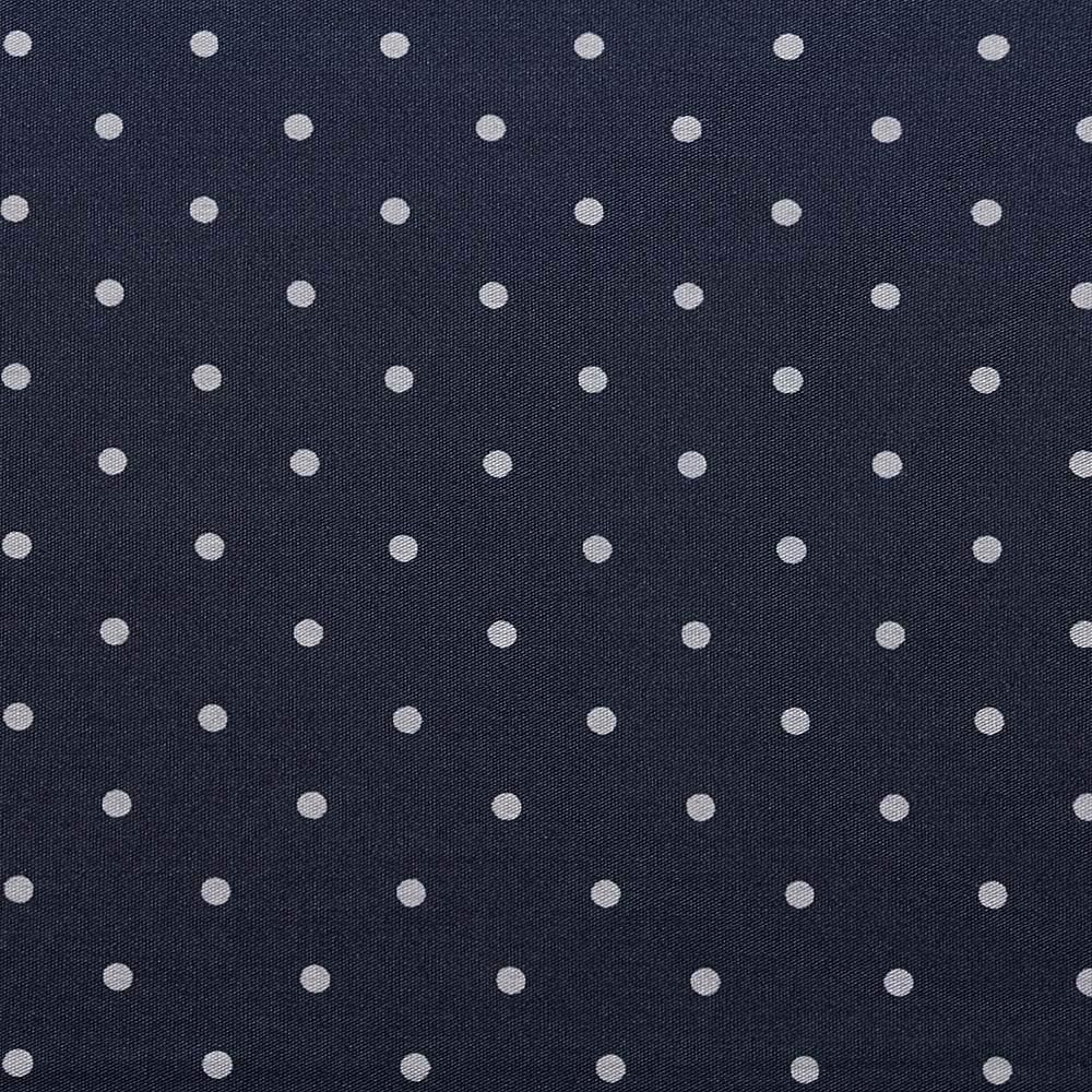 Dekoth -Cotton Fabric 100% Cotton Poplin Printed Woven Bundles Voile for DIY Crafting Patchwork Sewing, Full Width 1 Piece cuttable 39 x 56 inches (100x142cm) (Navy Blue with Grey dots)