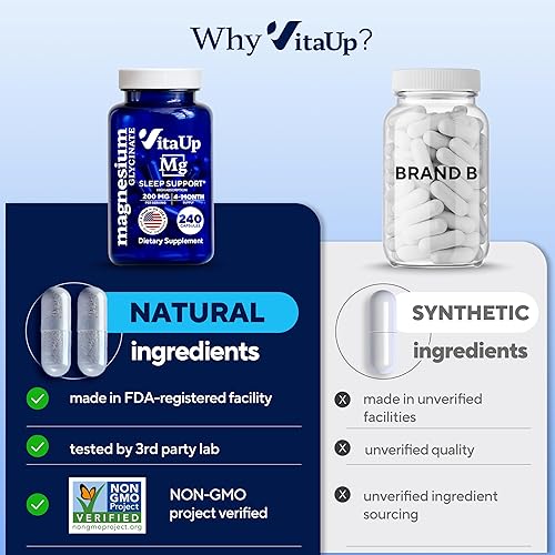 Miniatura 8 de Glicinato de magnesio 200 mg  Bisglicinato de magnesio fabricado en Estados Unidos  Alivio del estrés y corazón, músculo, metabolismo, apoyo