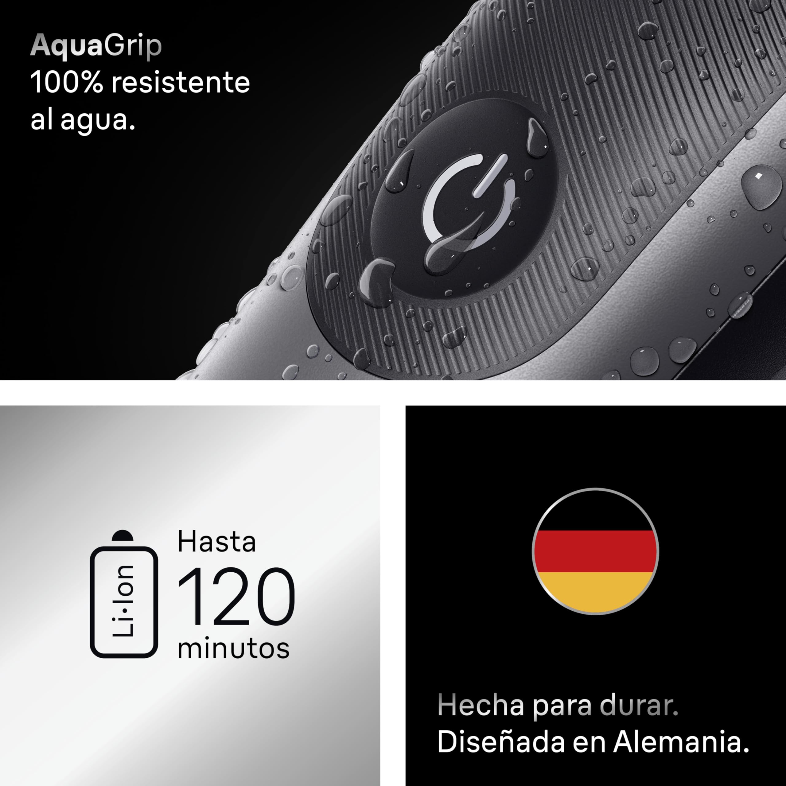 Braun Recortadora Todo en Uno Series 7 AIO7585, Gris - Kit de Styling 18en1 para Barba, Pelo, Orejas, Nariz Y Cuerpo, 120 Min de Autonomía, Cortapelos Hombre con Lámina Ultra Afilada
