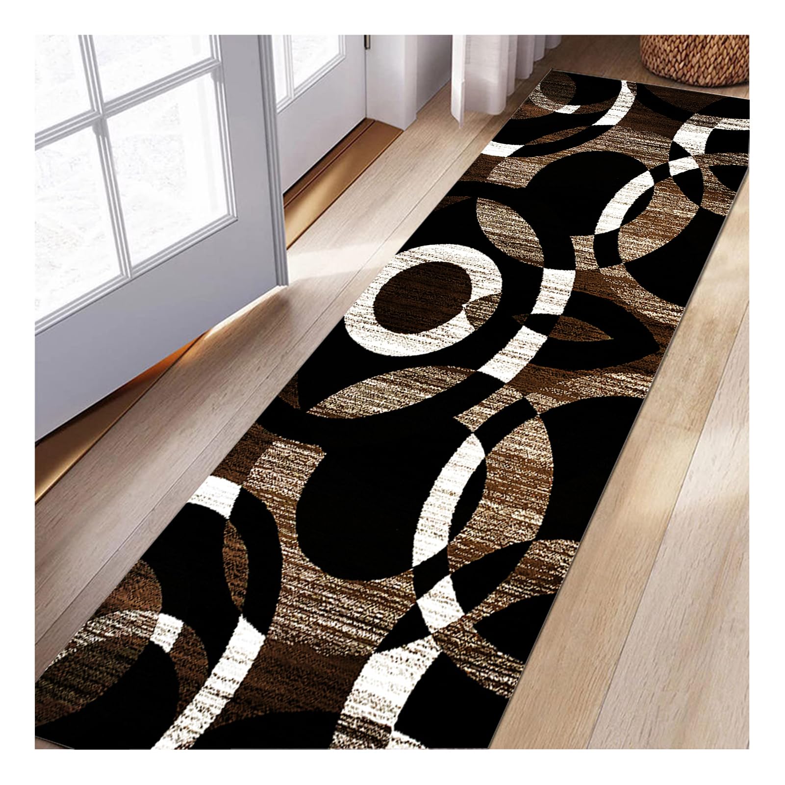 Tappeto Corridoio Lungo 2.3 Metro Tappeto Passatoia Cucina Antiscivolo,Moderno Tappeto Runner Lavabile in Lavatrice per Cucina Salotto Camera da Letto Ingresso Casa Corridoio 70x230 cm