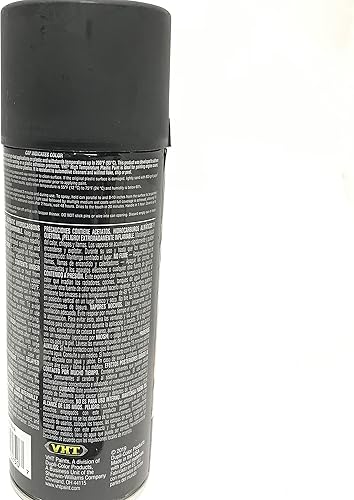 Miniatura 3 de VHT SP820 - Pintura plástica negra de alta temperatura, 11 onzas, paquete de 2