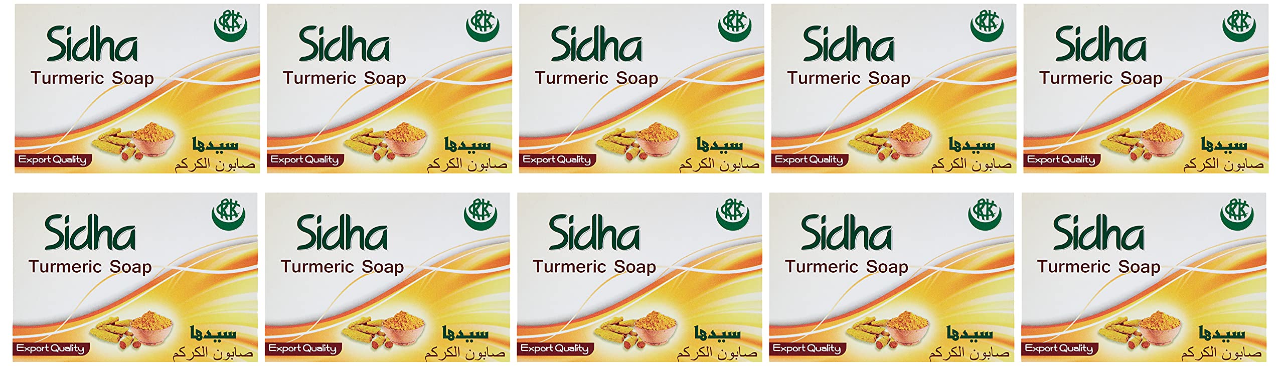 Sidha Turmeric Soap 75Gm 10 Pack '