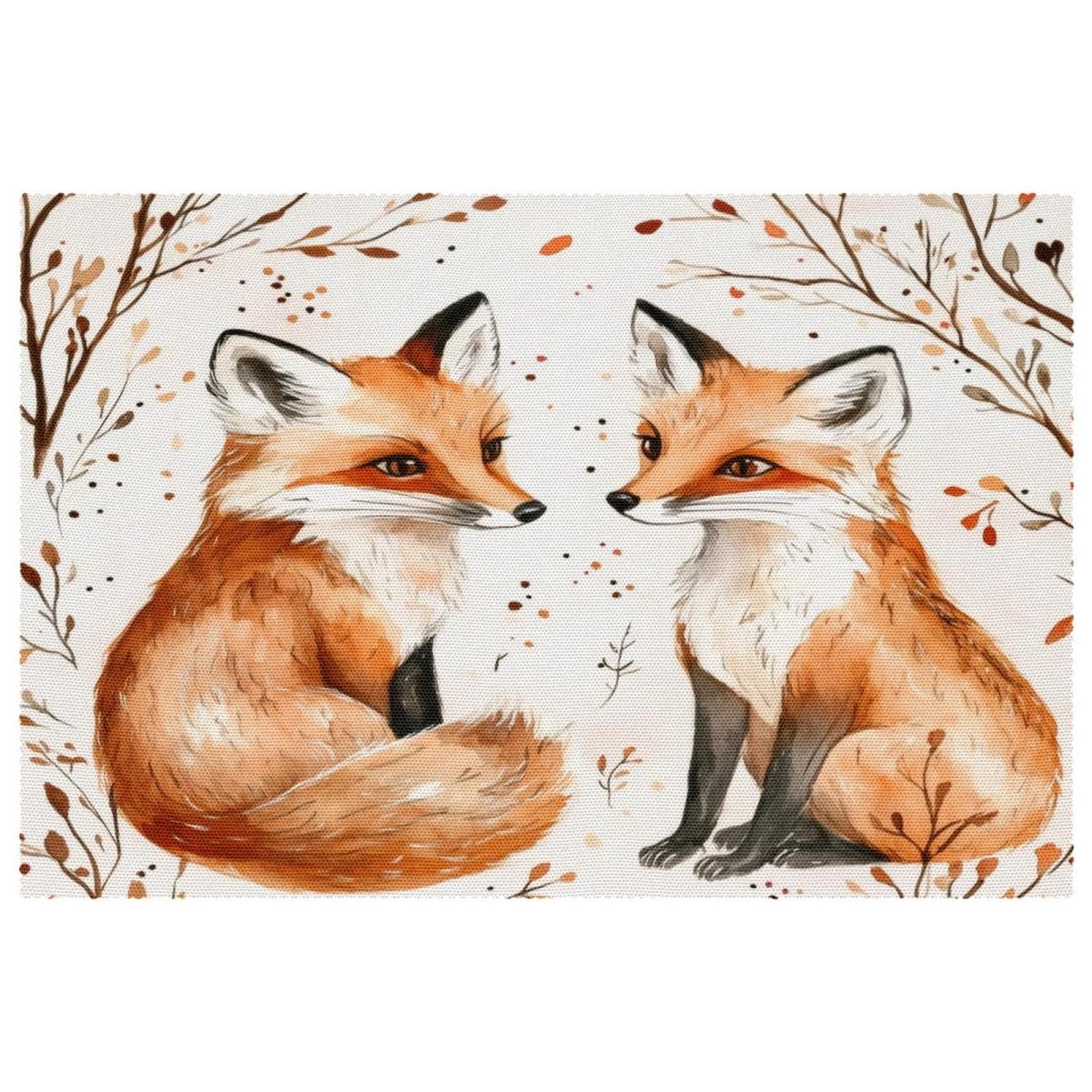 Sets de table résistants à la chaleur et antidérapants Two Foxes lot de 6