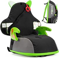 Trunki BoostApak 2in1 Ülésmagasító és Hátizsák - i-Size Utazó Gyerekülés 6+ Éveseknek, 8L Kézipoggyász Méretű, 126-150 cm Magassághoz - Szür 1
