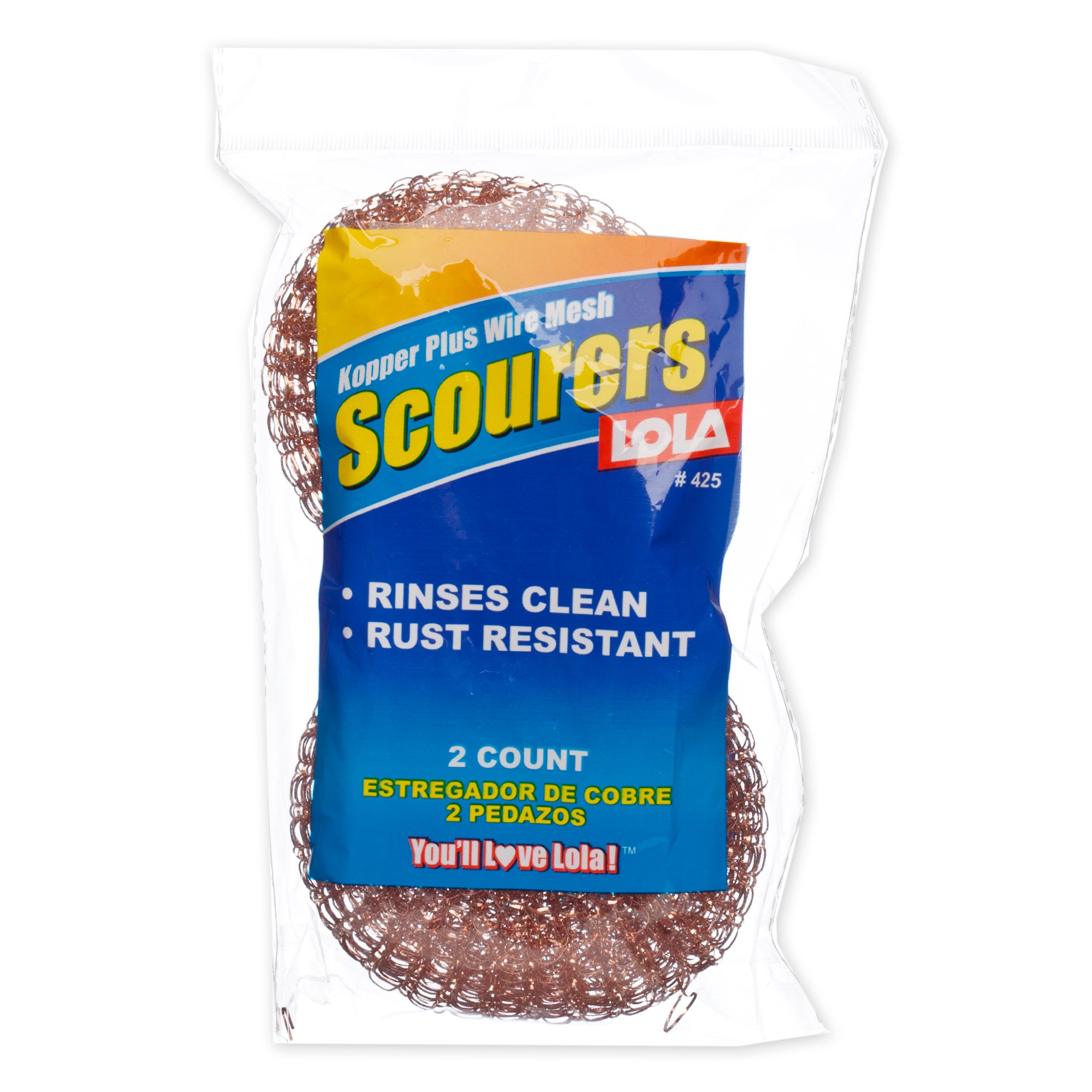 LOLAkopper plus scourers, 2-pack