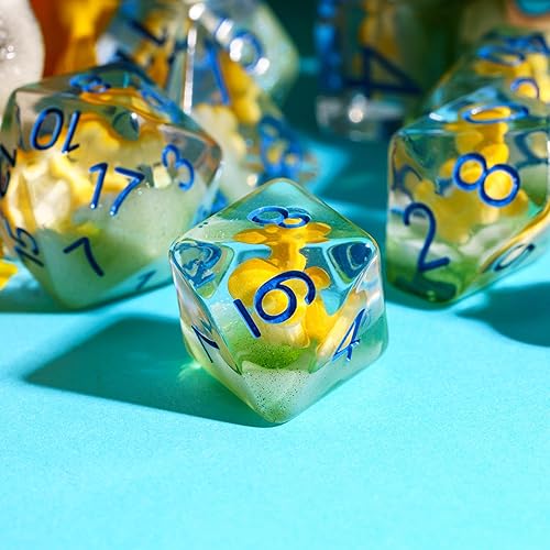 Miniatura 107 de UDIXI - Juego de dados poliédricos DND; juego de dados para Dungeons & Dragons, dados de calavera para DND, RPG, MTG y otros juegos de mesa