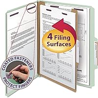 Vista 17 de Smead carpeta de clasificación, Azul