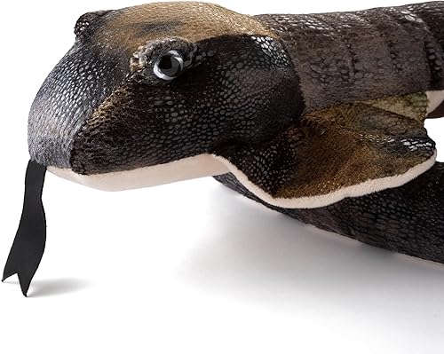 Miniatura 4 de The Petting Zoo Cobra - Peluche de animales de peluche, regalos para niños, animales salvajes del zoológico Onez, juguete de peluche de serpiente de