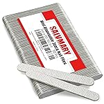 Professional Disposable Zebra Nail Files 100/180 Grit 5 Double Sided Emery Board Manicure Pedicure Tools 100Pcs