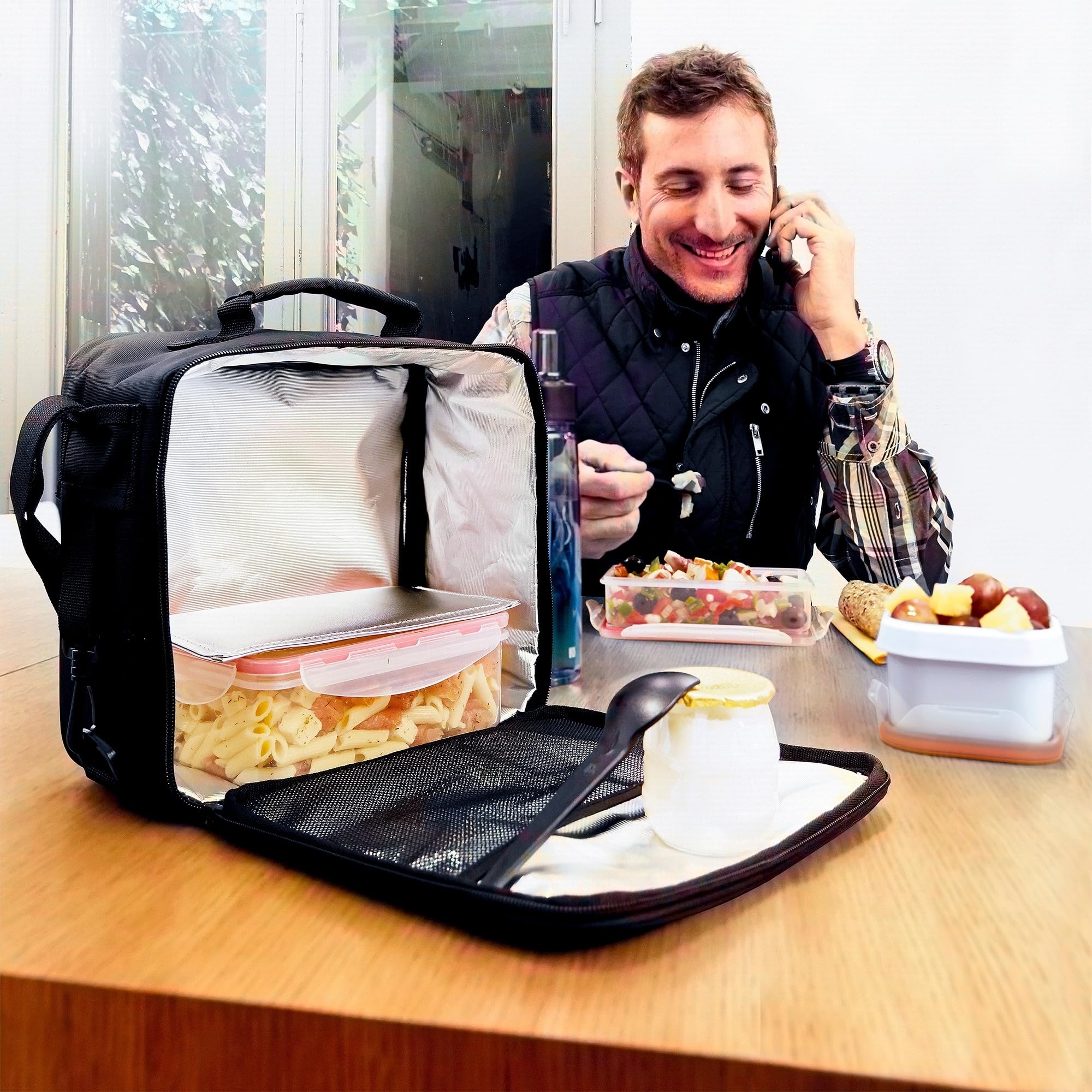 Iris Barcelona - Sac Food pour transporter des aliments avec des contenants de 0,7 et 1L