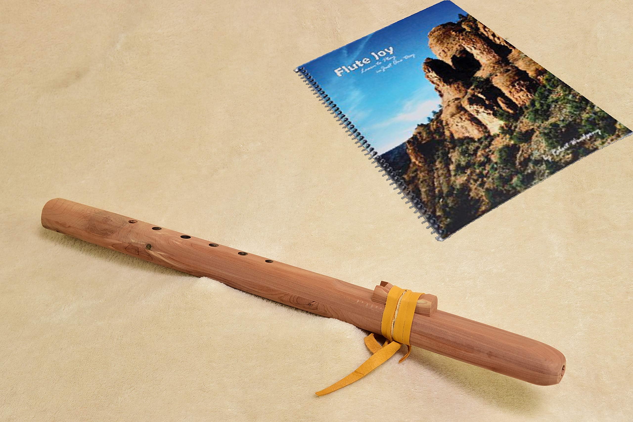 Windpony Unfinished Cedar Flute in the key of G with Instruction Book