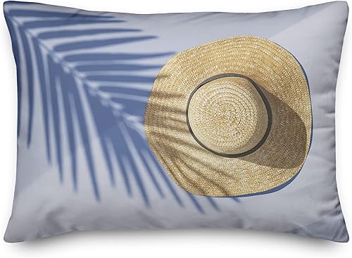 Miniatura 8 de Almohada náutica con ancla dorada a rayas azules, almohadas decorativas para sala de estar, sofá, cama, cojín suave y esponjoso, blanco, 18 x 18