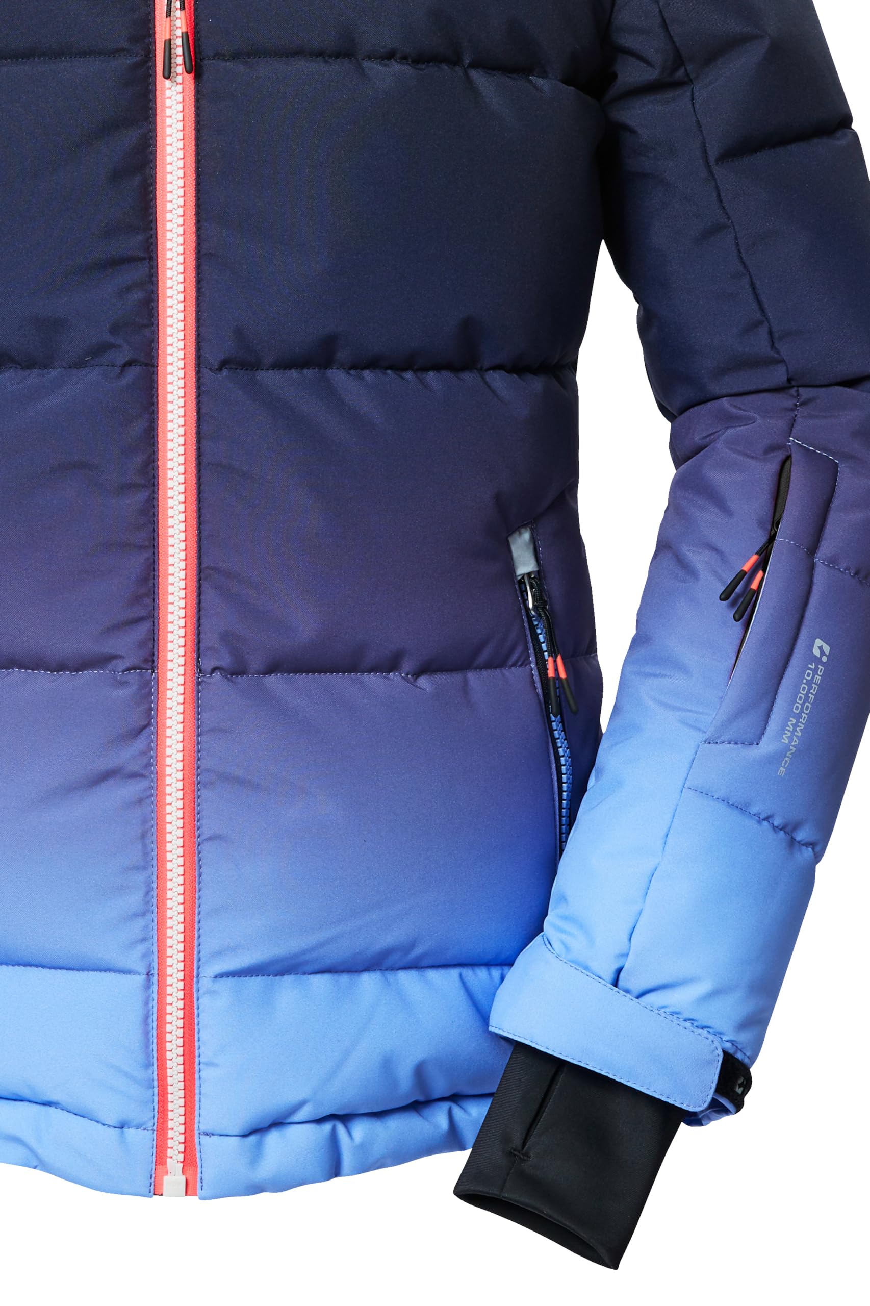 Killtec KSW 330 Chaqueta de esquí acolchada con capucha protección nieve Niñas