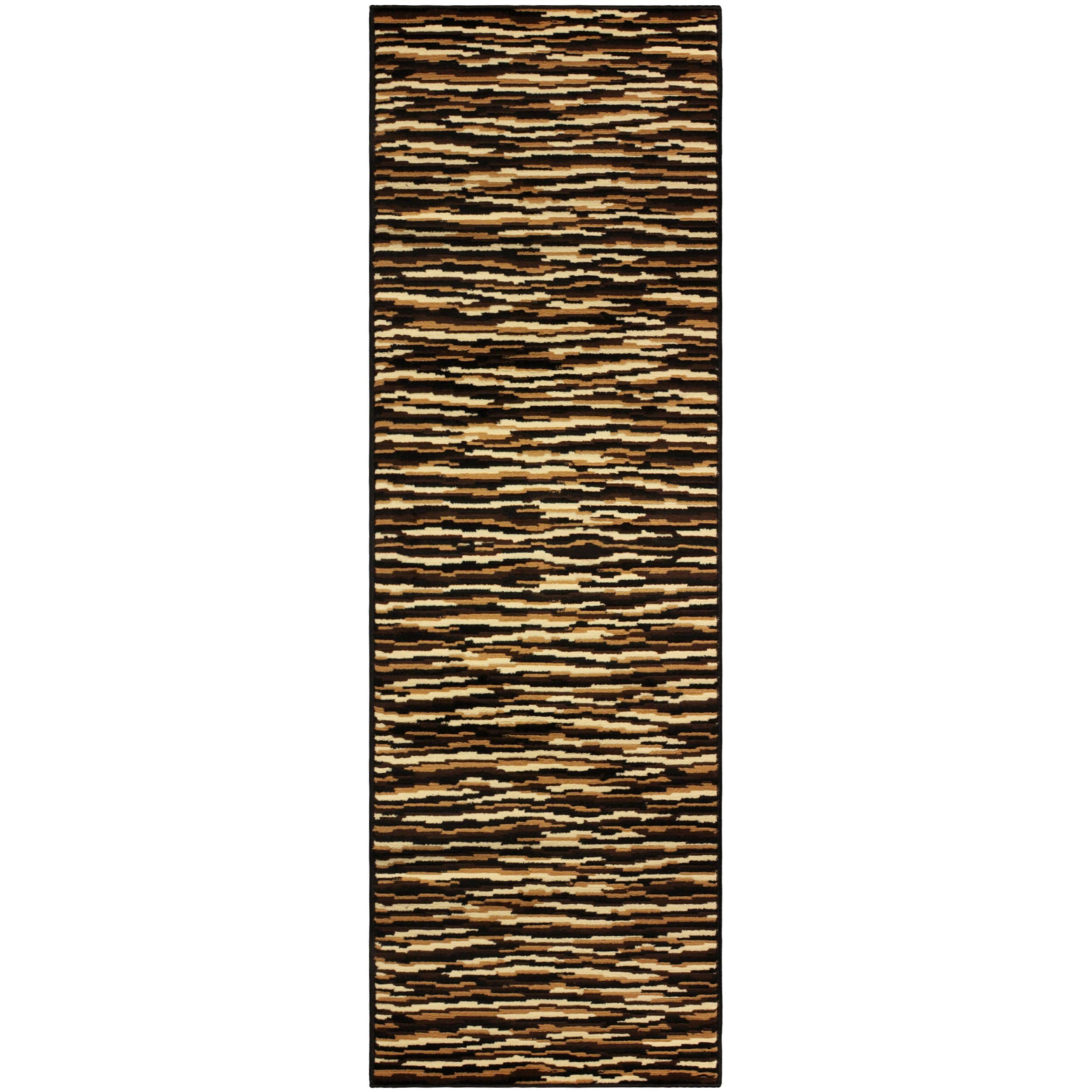 Tapis de couloir floral idéal pour protéger le sol de la buanderie