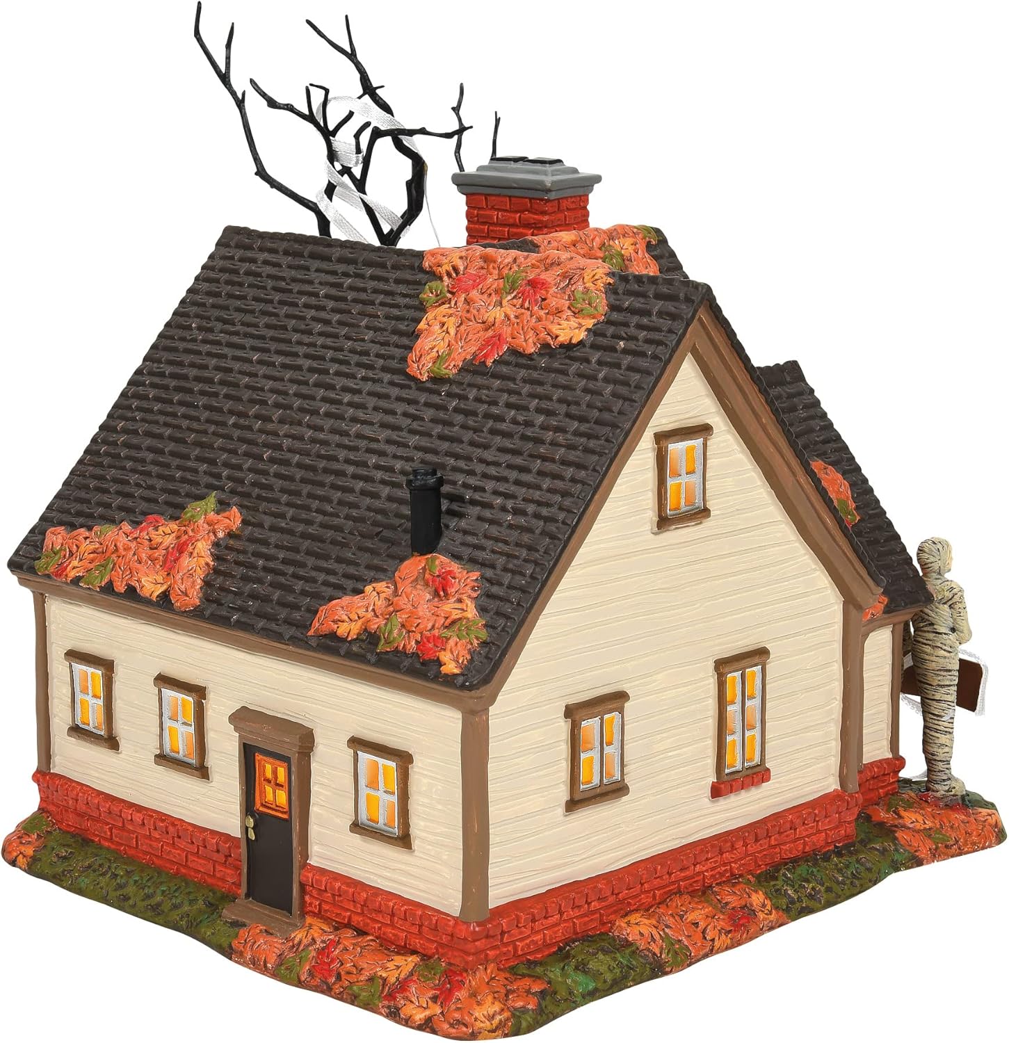 Department 56 Snow Village Halloween The Mummy House Lit Building, 7.13 Inch, Multicolor