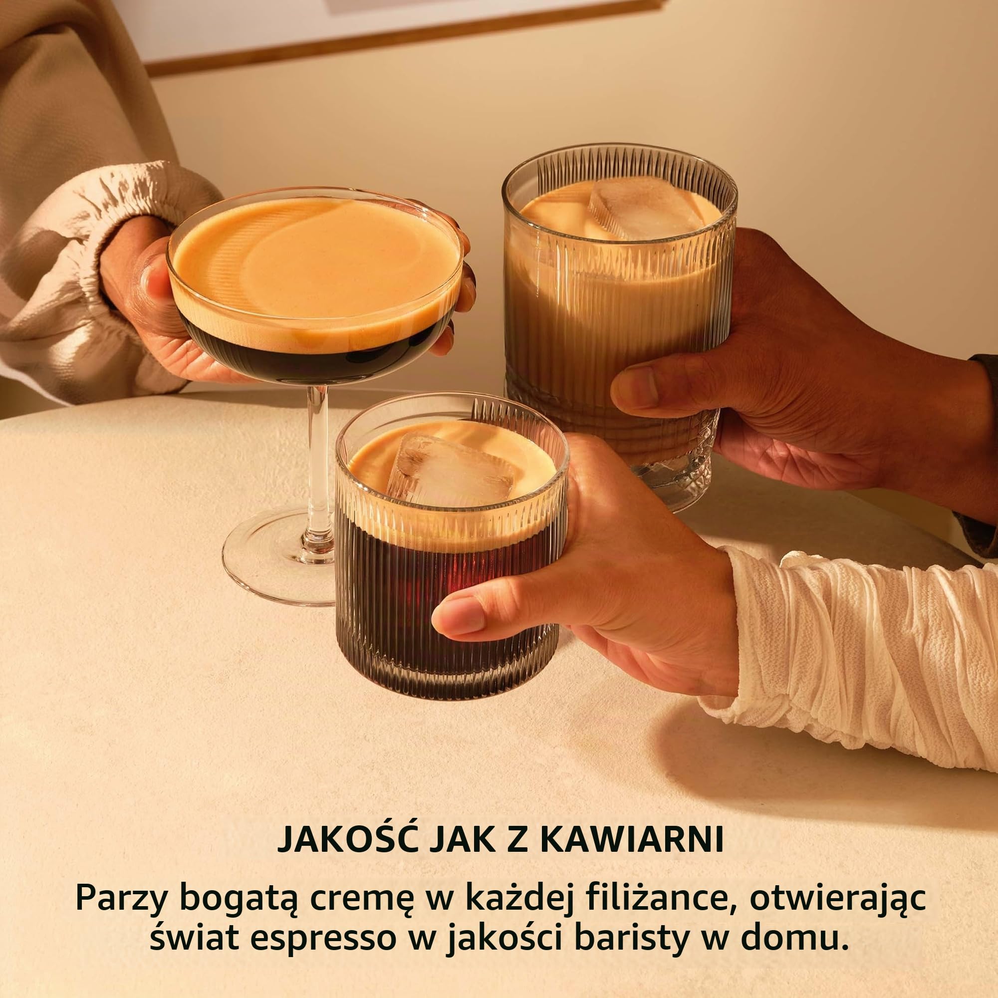 Nespresso Kapsułki oryginalna linia, Volluto Decaffeinato łagodna palona kawa, 50 szt. kapsułek do kawy