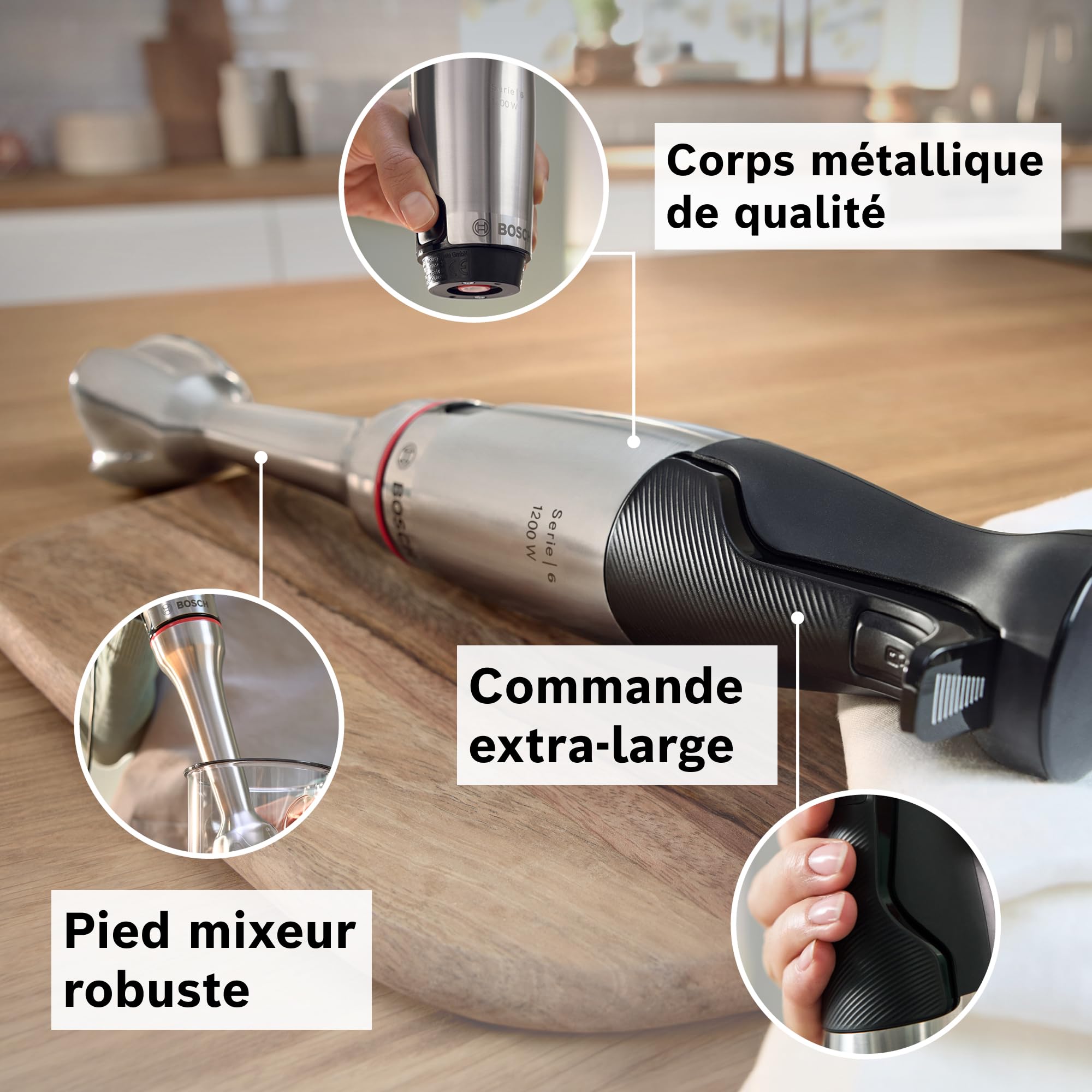 Bosch MSM6M830 ErgoMaster Série 6 - Mixeur plongeant