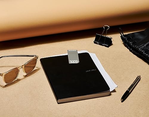 Miniatura 9 de Zequenz Classic 360 - Cuaderno de tapa blanda (5.5 x 7.9 in), color negro. Zequenz Classic 360 Cuaderno de tapa blanda, diario encuadernado suave,