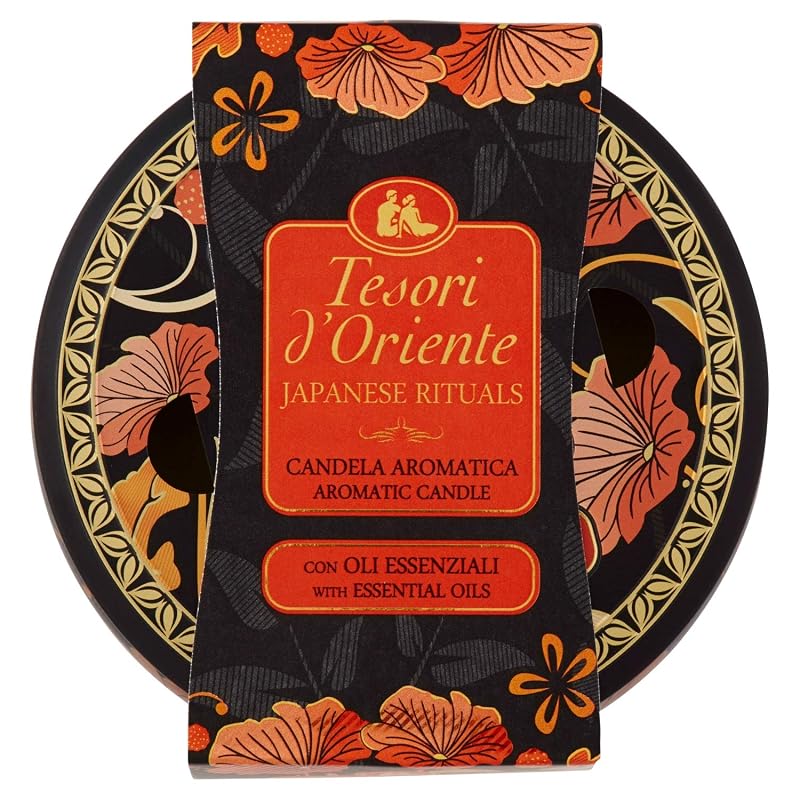 Tesori d’Oriente Candela Japanese Rituals — bergamotto e patchouli al posto dello spray