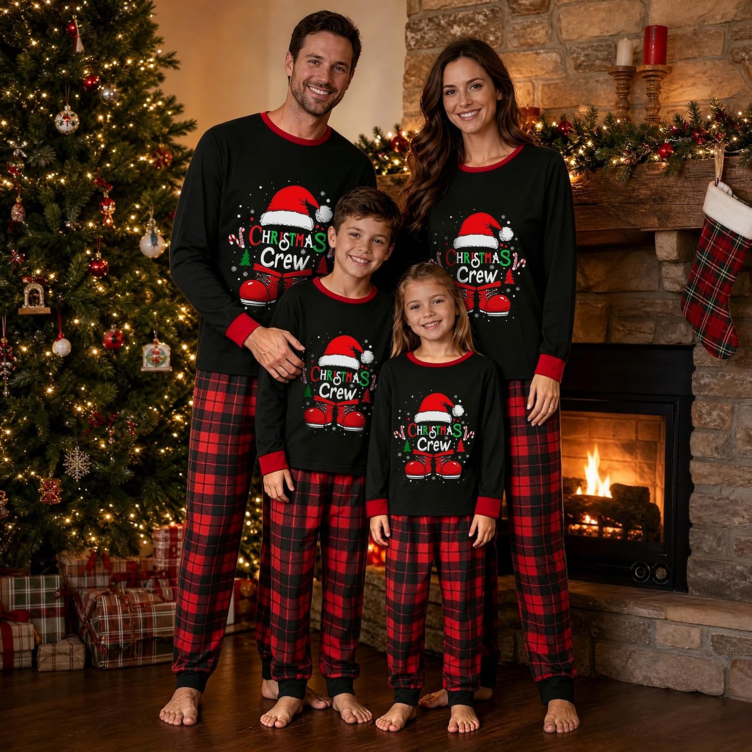 Family Christmas Pajamas Matching Sets Xmas Pjs