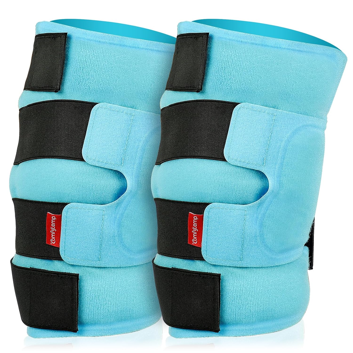 Comfytemp Large Knee Ice Pack Wrap Reusable Gel, FSA Eligible HSA, Knee Cold Compression Brace for Injuries, Pain Relief, Replacement Recovery, Arthritis, ACL, After Surgery Get... 11 Comfytemp Large Knee Ice Pack Wrap Reusable Gel, FSA Eligible HSA, Knee Cold Compression Brace for Injuries, Pain Relief, Replacement Recovery, Arthritis, ACL, After Surgery Get... - Image 9