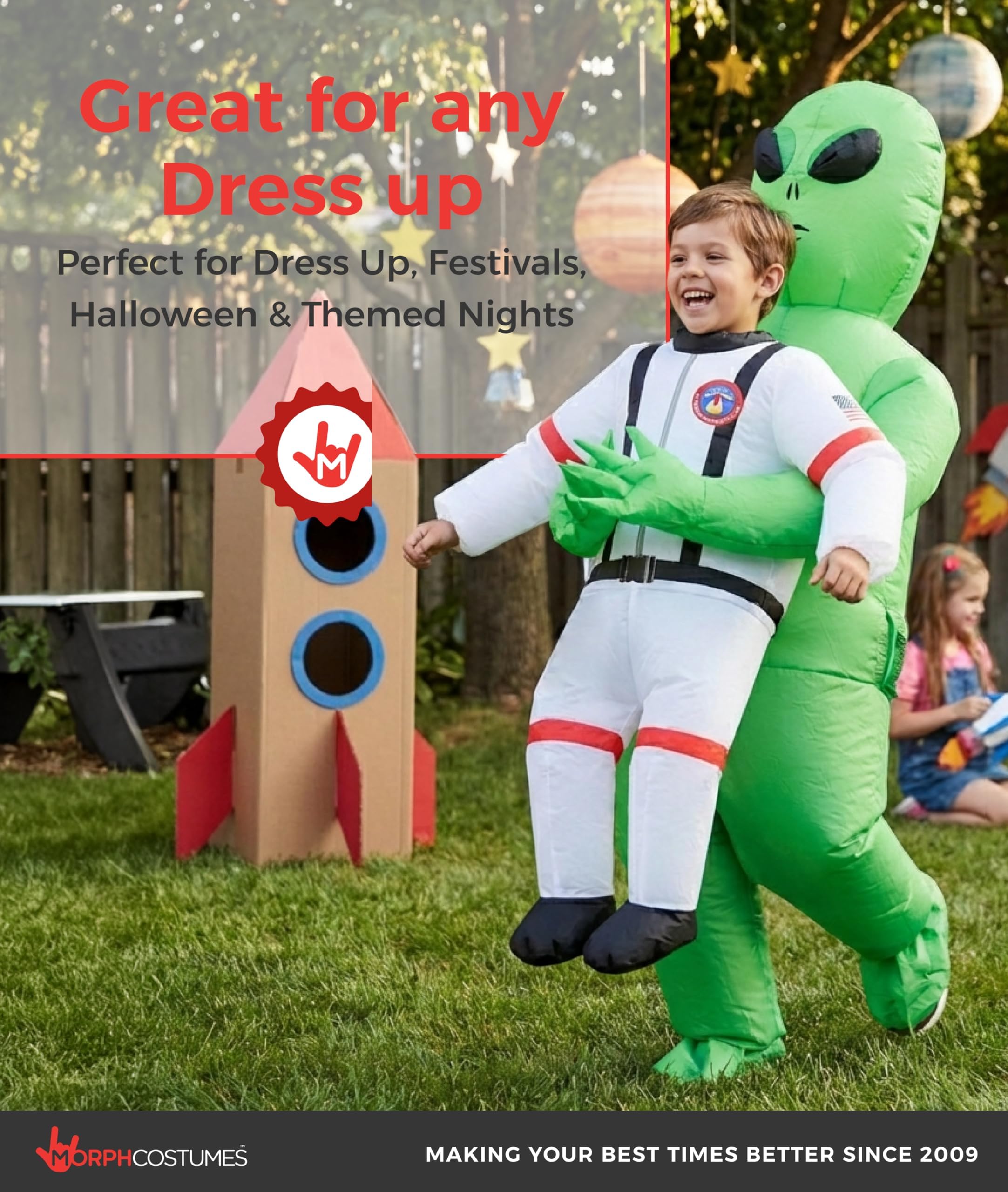 Morph Alien Kostüm Kinder, Aufblasbares Kostüm Alien, Astronaut Kostüm Kinder, Aufblasbares Kostum Kinder, Faschingskostüme Kind Jungen, Karneval Kostum Kind Mädchen