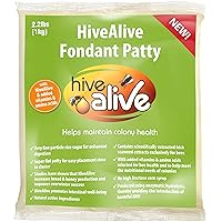 Vista 1 de HIVE ALIVE Suplemento alimenticio Fondant Bee - Potenciador de alimentación fácil de usar evita la inanición durante el invierno - Solo Fondant ha