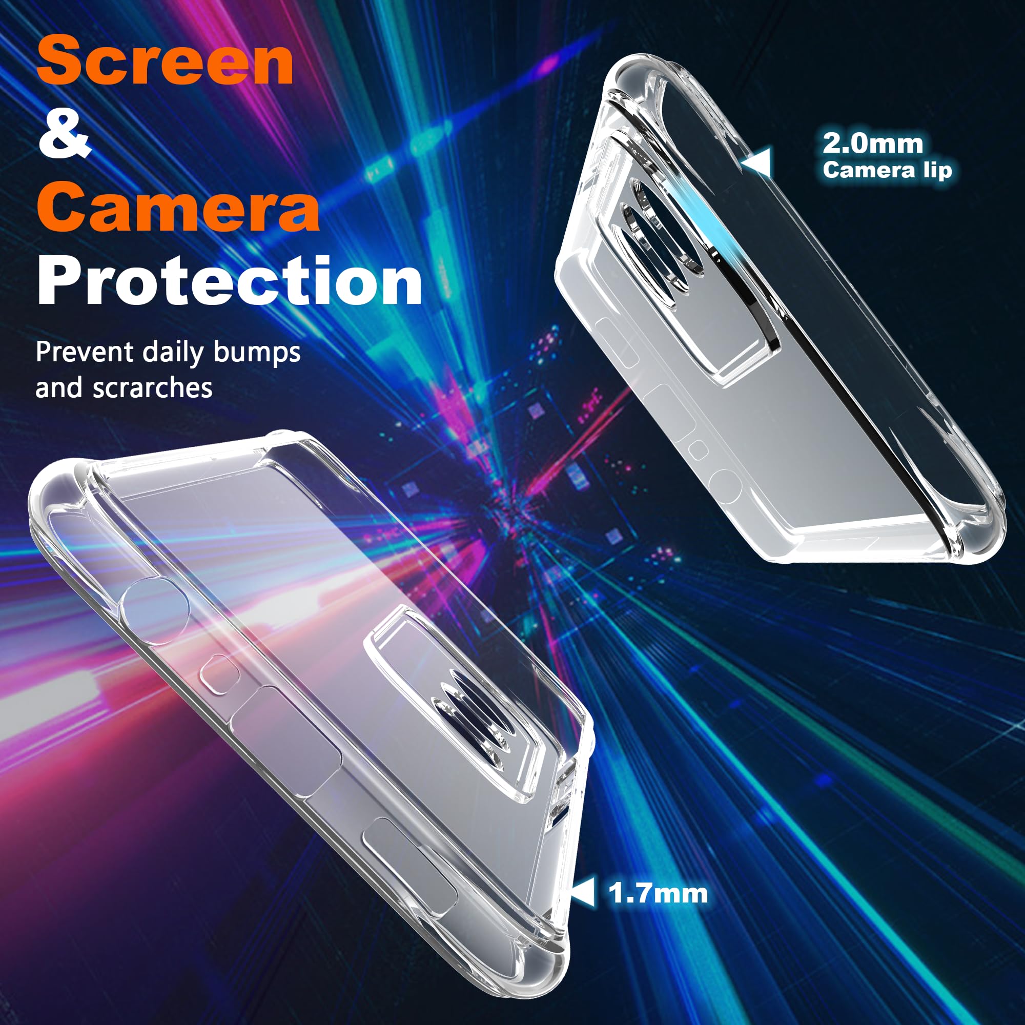 Custodia Cover TPU CAMERA Per OPPO A80 5G + Pellicola - Foto 8