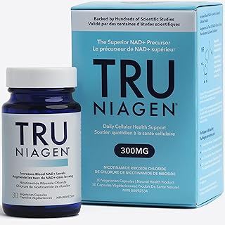 NAD+ Supplement More Efficient Than NMN, Niacinamide, Niacin. Nicotinamide Riboside Vitamin B3 for Cellular Health Patented Formula 30ct - 300mg (1 Months / 1 Bottle)