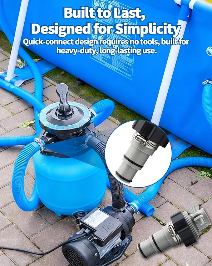 Kit Adaptador de Manguera para Piscina 4 Piezas miniatura 4