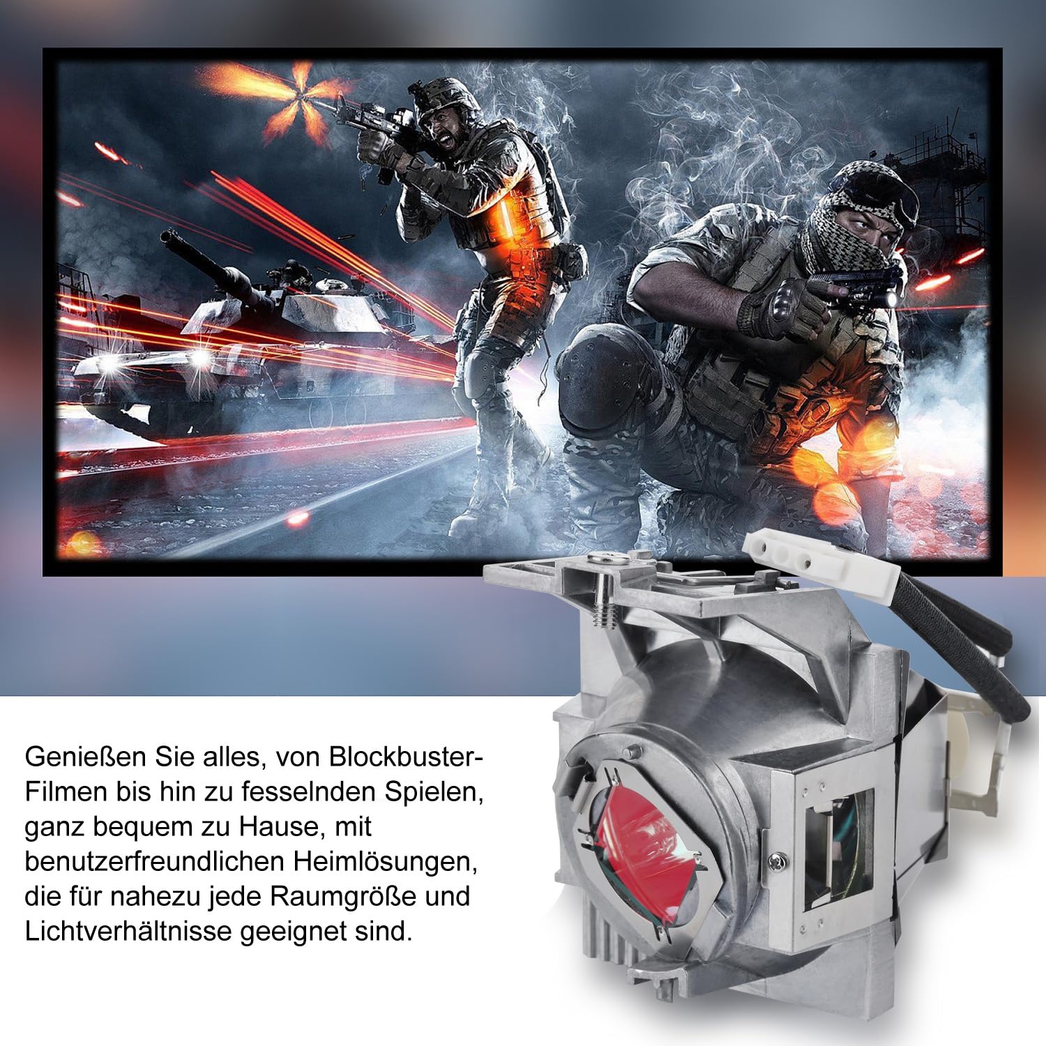BenQ Lampe de Vidéoprojecteur W1700 W1720 W1800 HT2550 TK800 TK700 MH550 MU607