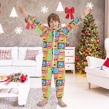 Amazon.com: AEZODI Big Mouth Monsters Onesie Pajamas Zip Up