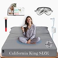 Vista 10 de Ali King Sábanas de Conexión a Tierra - Tamaño Individual, Algodón Suave con Fibra de Plata, Bolsillo Profundo de 15 Pulgadas, Sábanas Ajustables